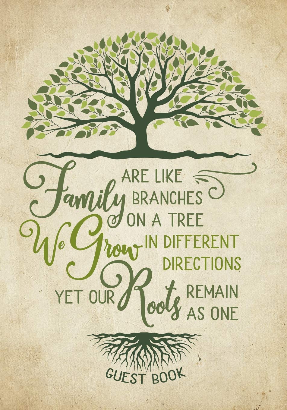 Family Reunion Guest Book  Family Roots: Family GetTogether Sign in Book with 200+ Spaces,Used