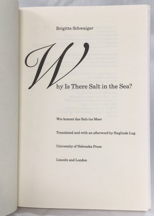 Why Is There Salt in the Sea? (European Women Writers),Used