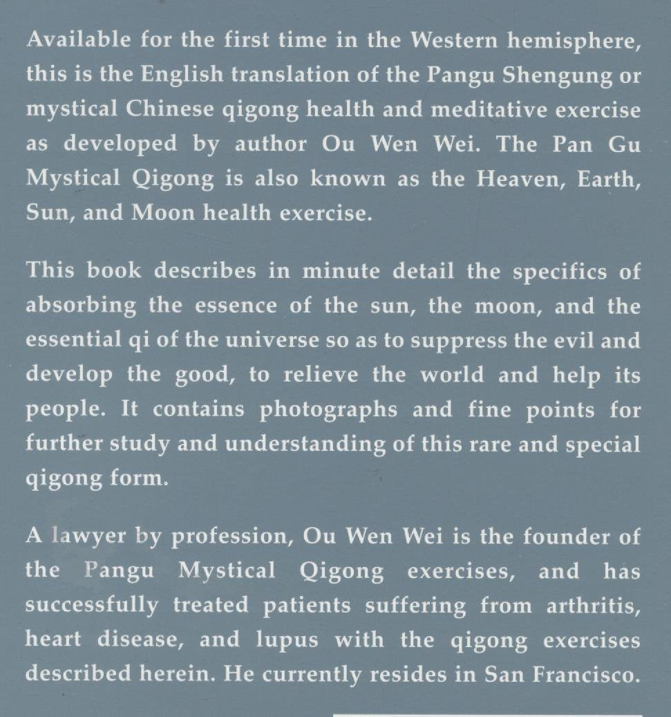 Pan Gu Mystical Qigong,New
