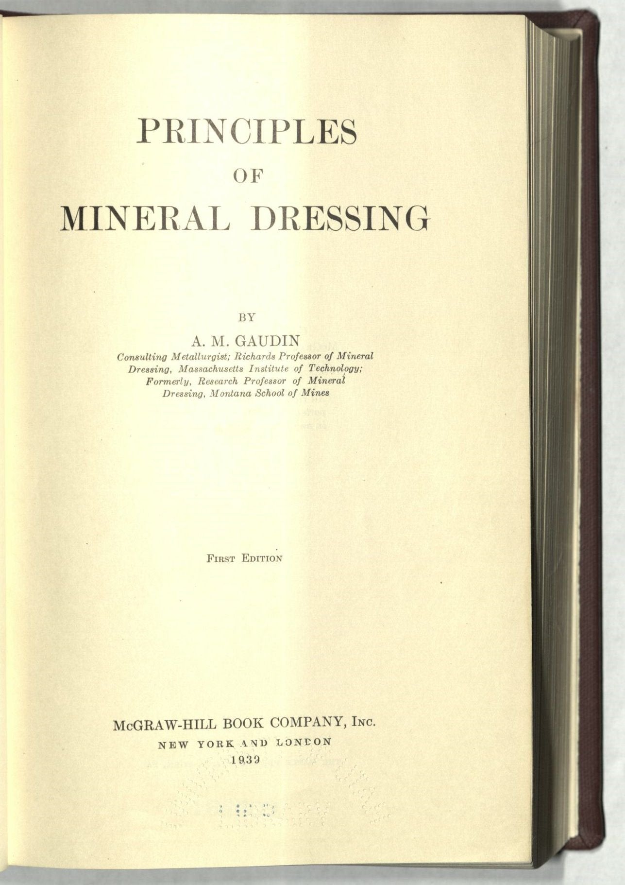 Principles Of Mineral Dressing-new
