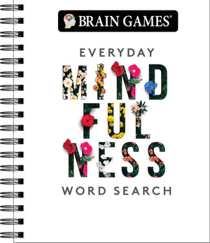 Brain Games  Everyday Mindfulness Word Search (White),New