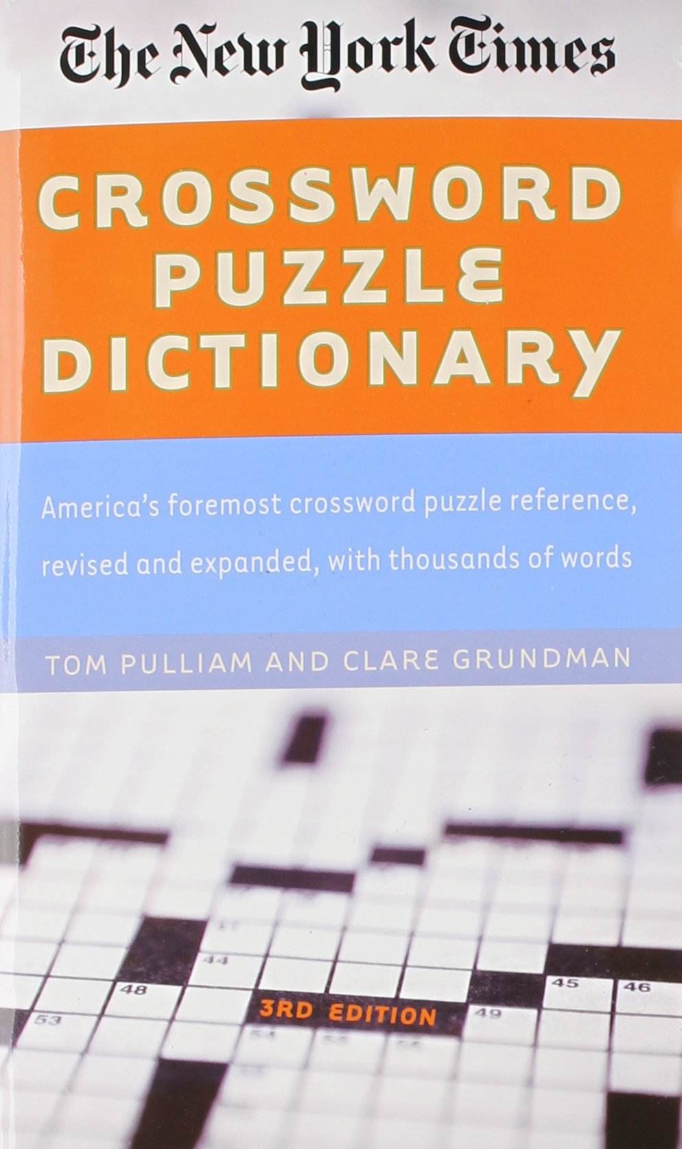 The New York Times Crossword Puzzle Dictionary (Puzzles & Games Reference Guides),Used