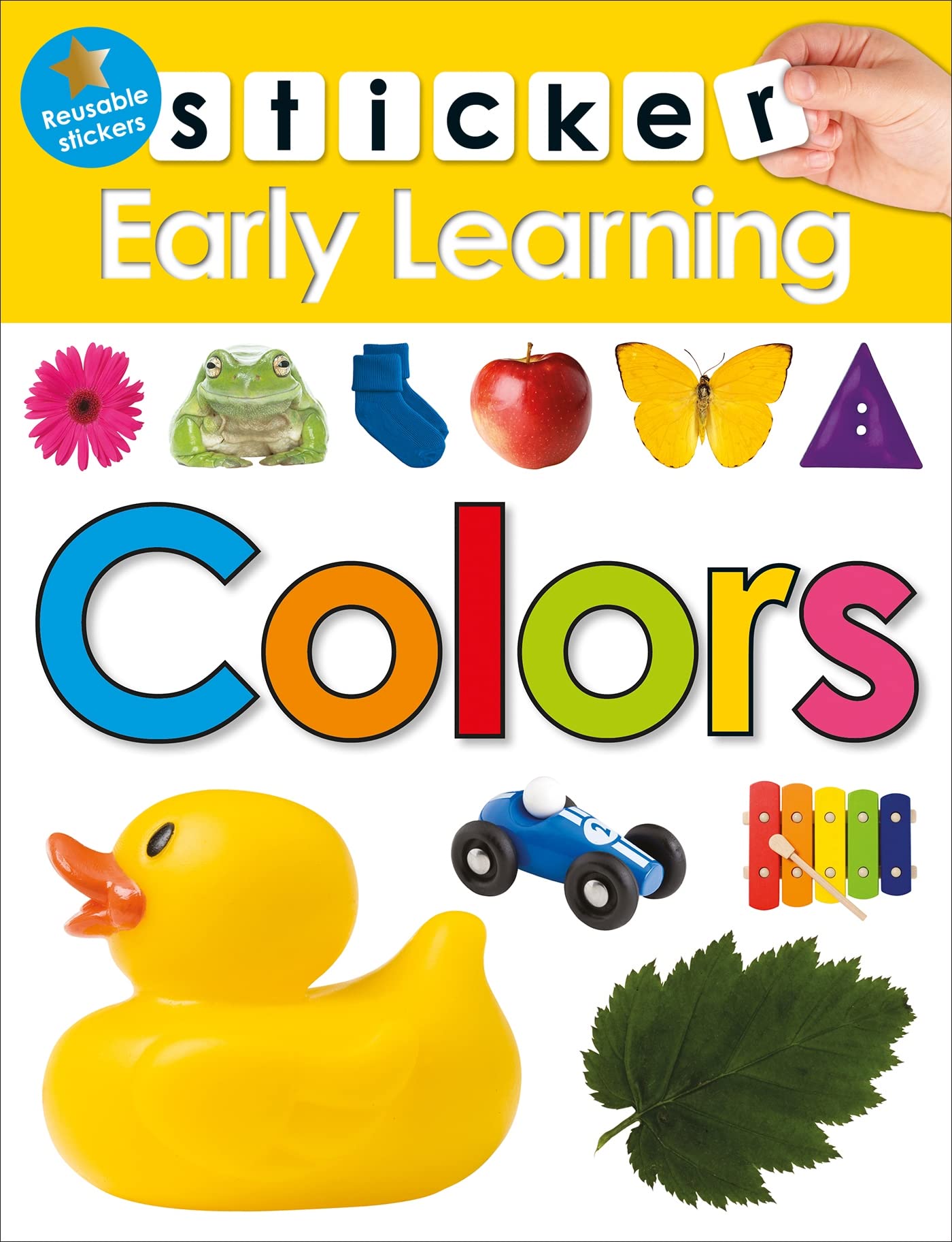 Sticker Early Learning: Colors: With Reusable stickers,Used