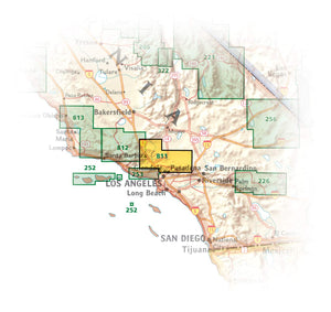 Angeles National Forest Map (National Geographic Trails Illustrated Map, 811),Used