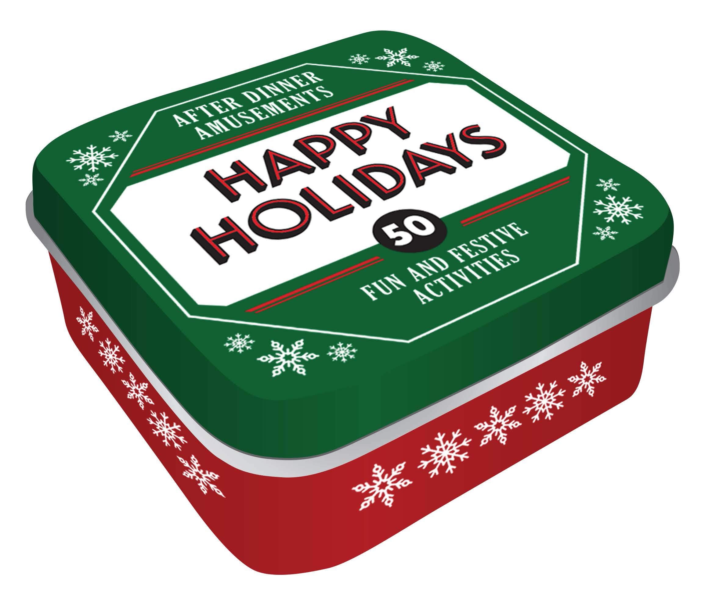 After Dinner Amusements: Happy Holidays: 50 Festive Activities For The Whole Family (Cards With Games, Activities, And New Famil