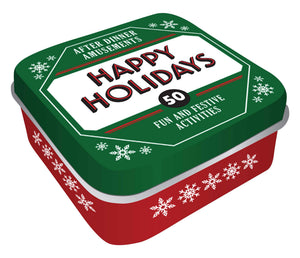 After Dinner Amusements: Happy Holidays: 50 Festive Activities For The Whole Family (Cards With Games, Activities, And New Famil