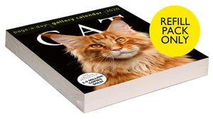 Cat PageADay Gallery Calendar Refill Pack 2026: A Delightful Gallery Of Cats For Your Desktop