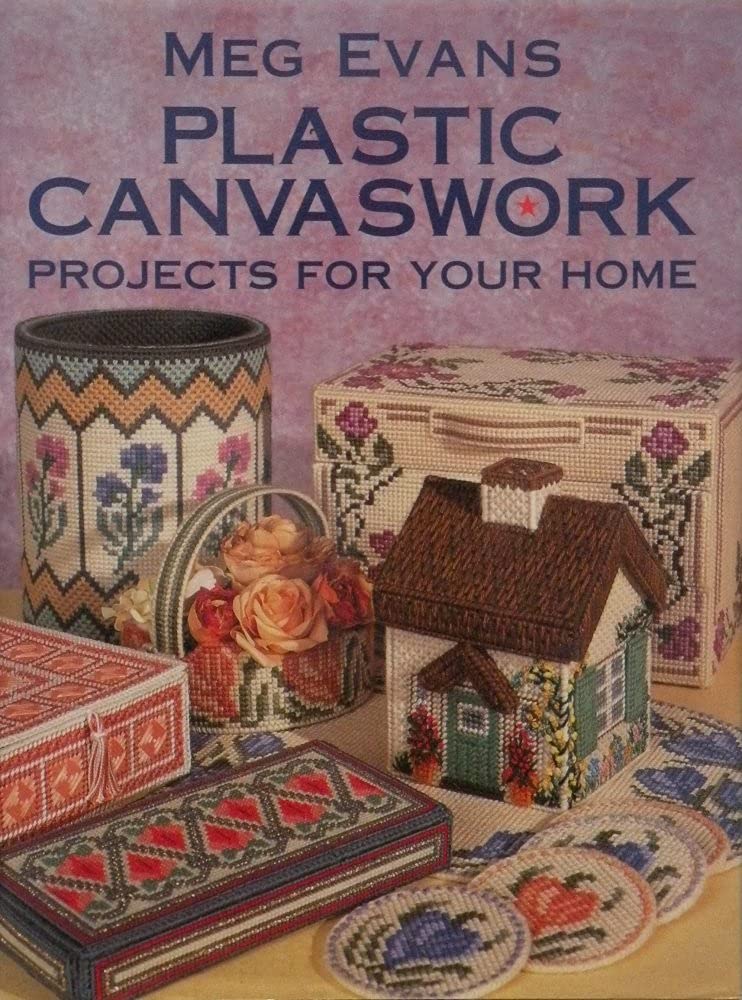 Meg Evans Plastic Canvaswork: Projects For Your Home,New