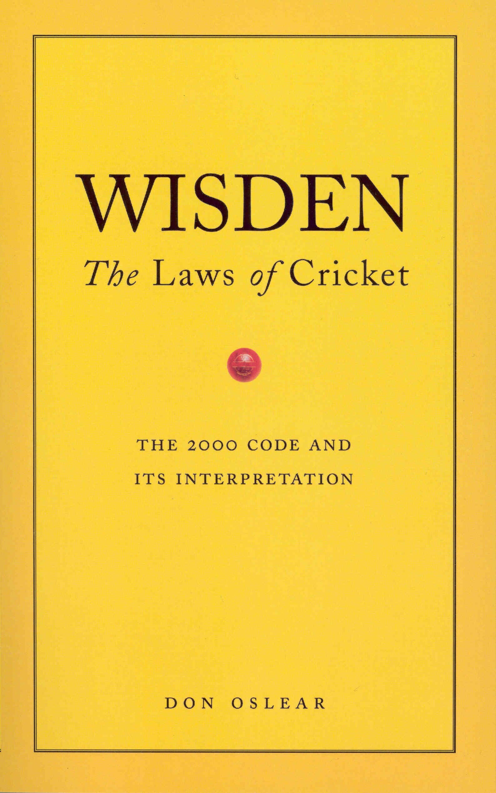 Wisden's The Laws of Cricket,Used