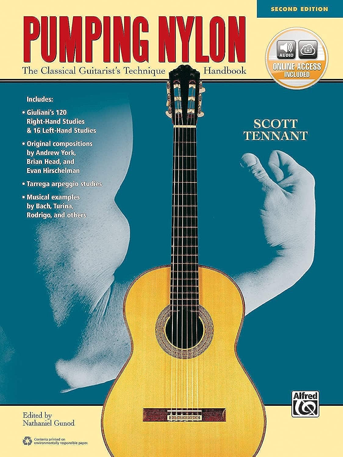 Pumping Nylon: The Classical Guitarist's Technique Handbook, Book & Online Audio (Pumping Nylon Series),New