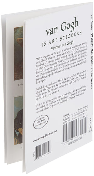 Van Gogh: 16 Art Stickers (Dover Art Stickers),New