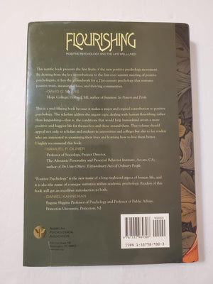 Flourishing: Positive Psychology and the Life WellLived,Used