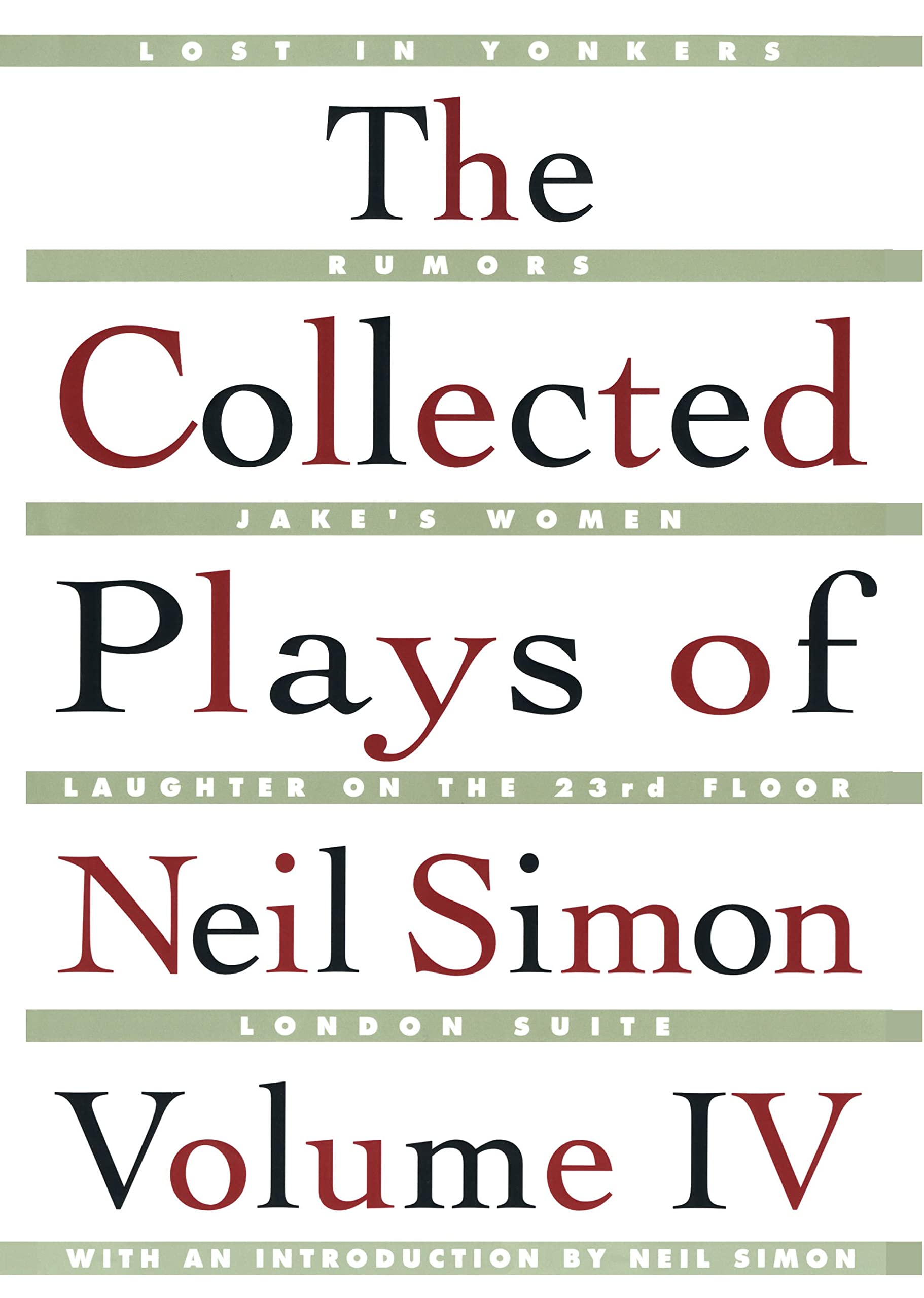 The Collected Plays of Neil Simon, Vol. 4,Used