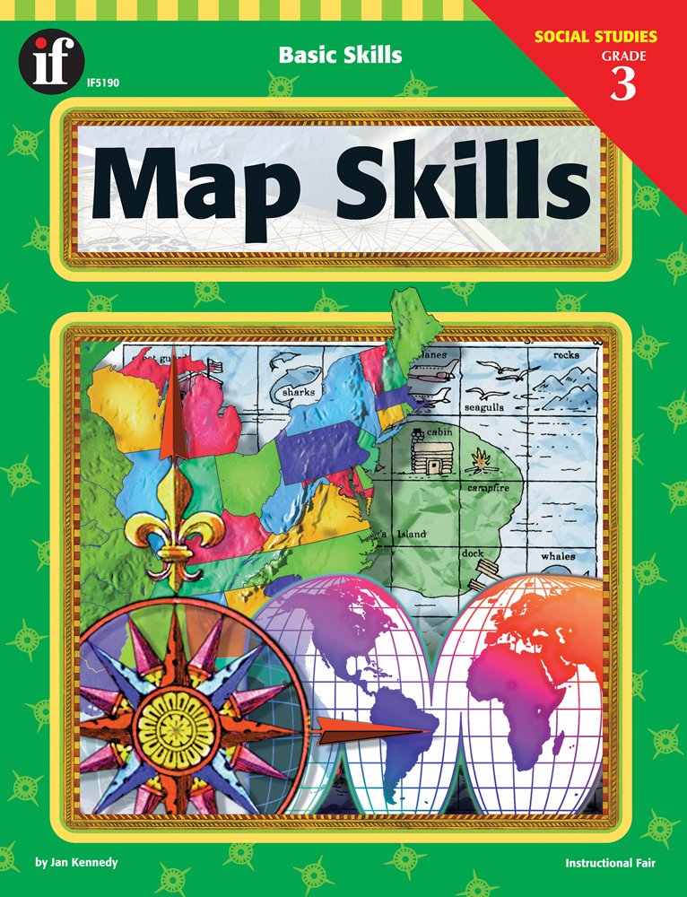 Map Skills, Grade 3 (Basic Skills),Used