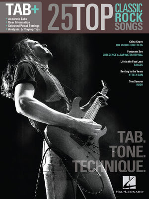 25 Top Classic Rock Songs  Tab. Tone. Technique.: Tab+,Used