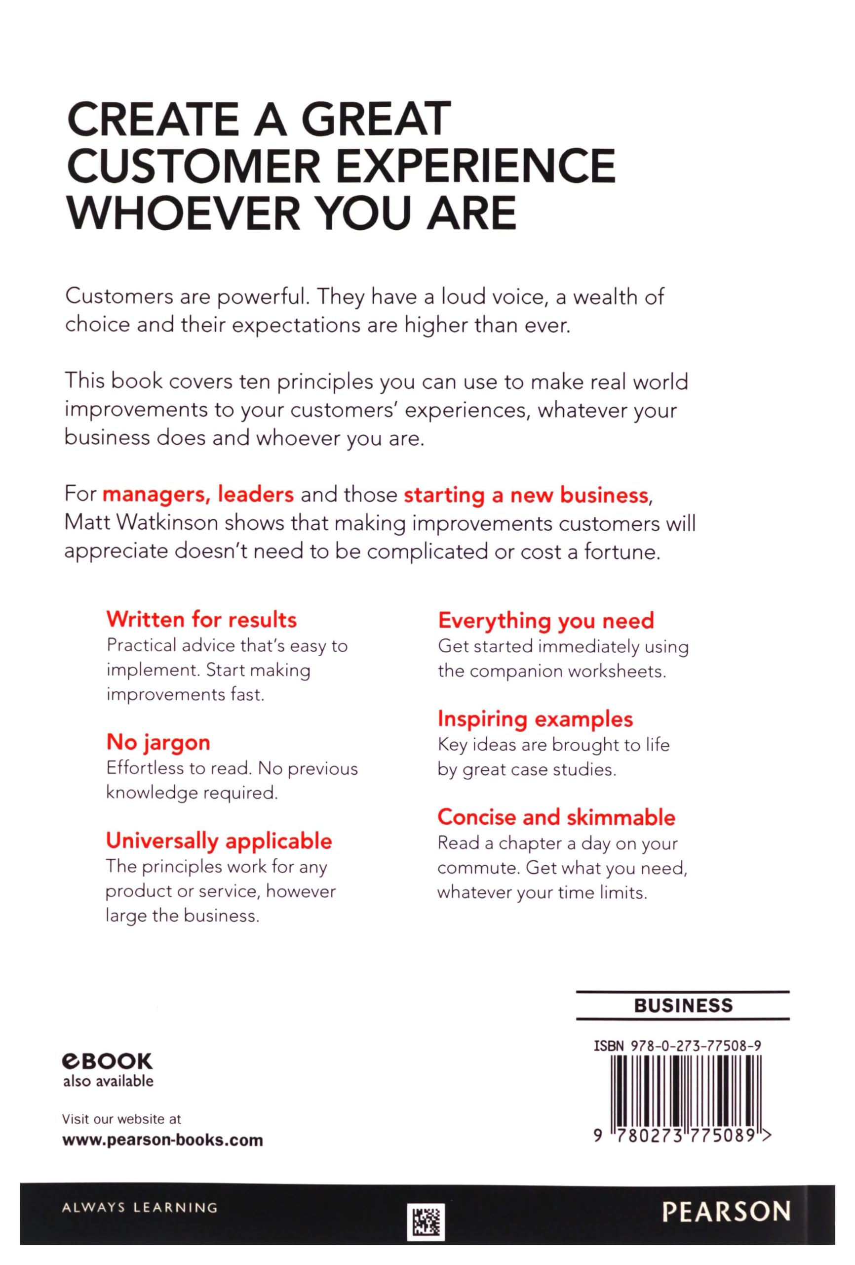 Ten Principles Behind Great Customer Experiences, The (Financial Times Series),New