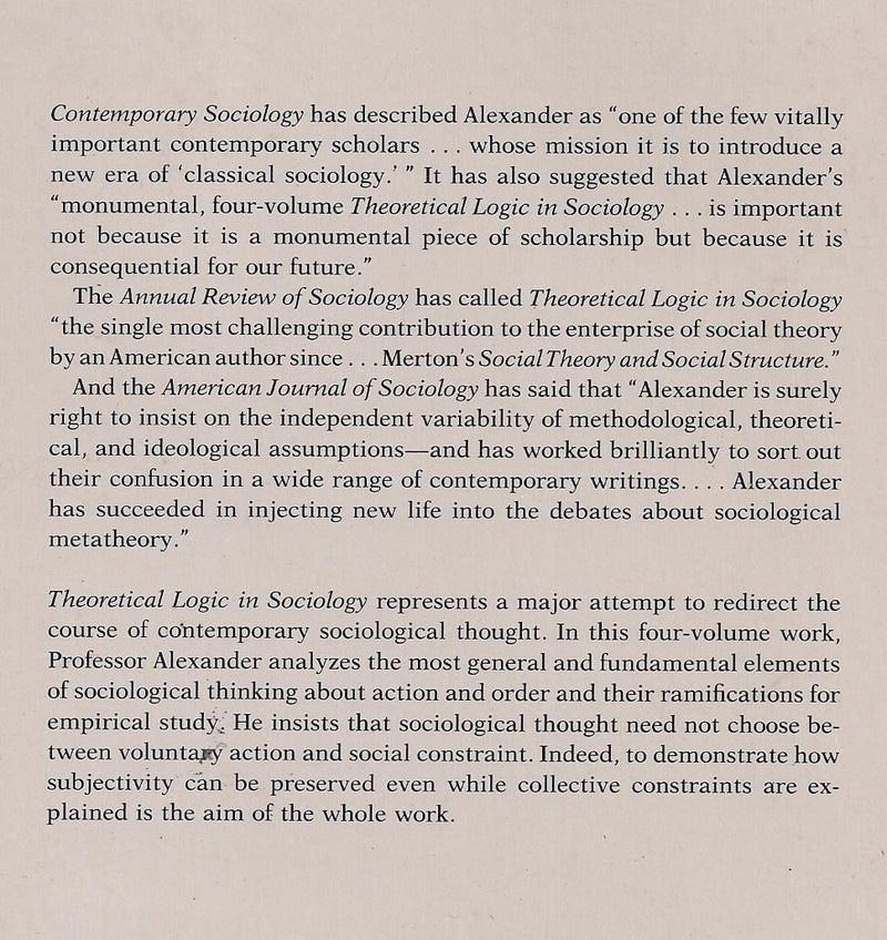 Positivism Presuppositions and Current Controversies (Theoretical Logic in Sociology),Used