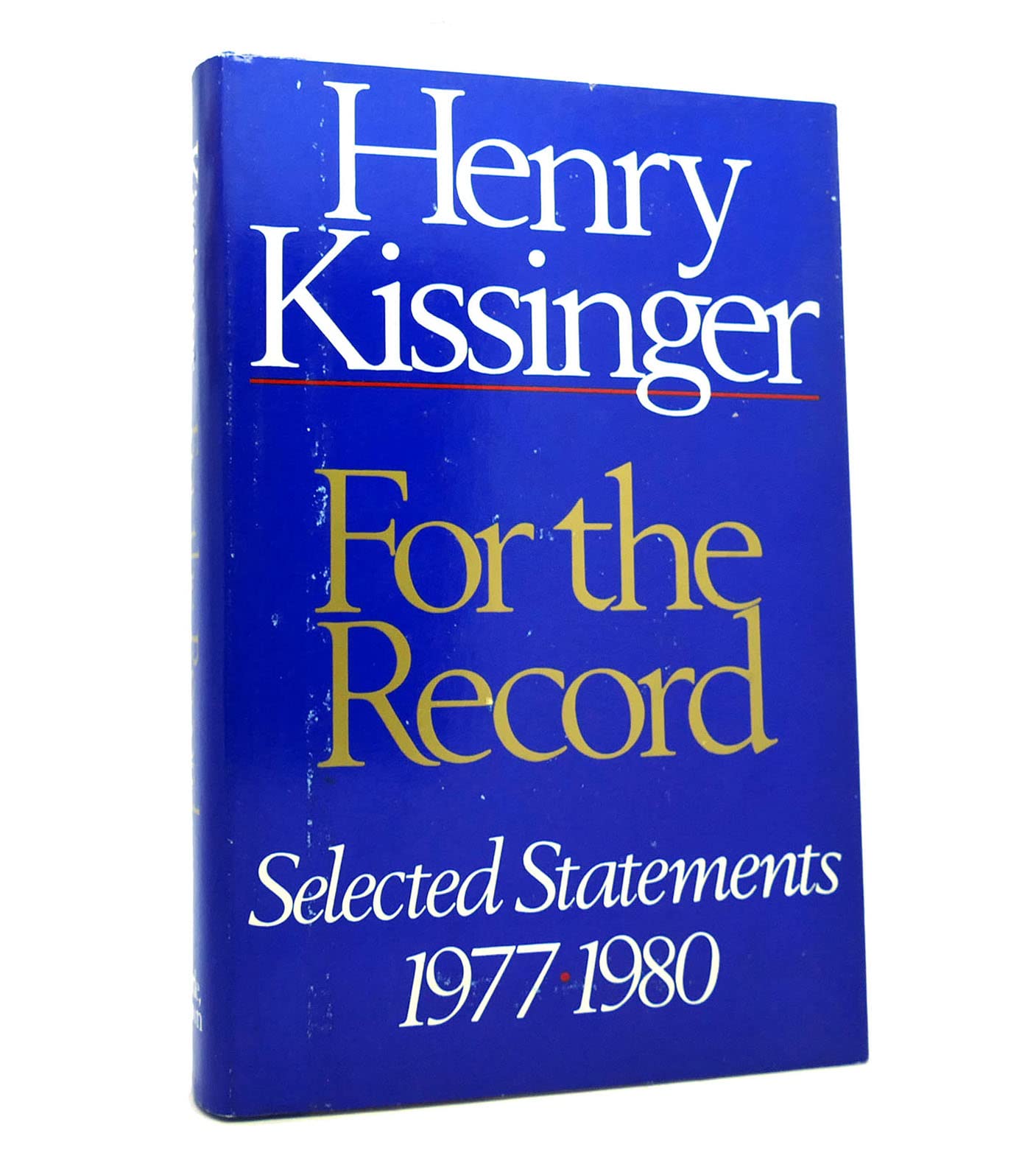 For the Record: Selected Statements 19771980,Used