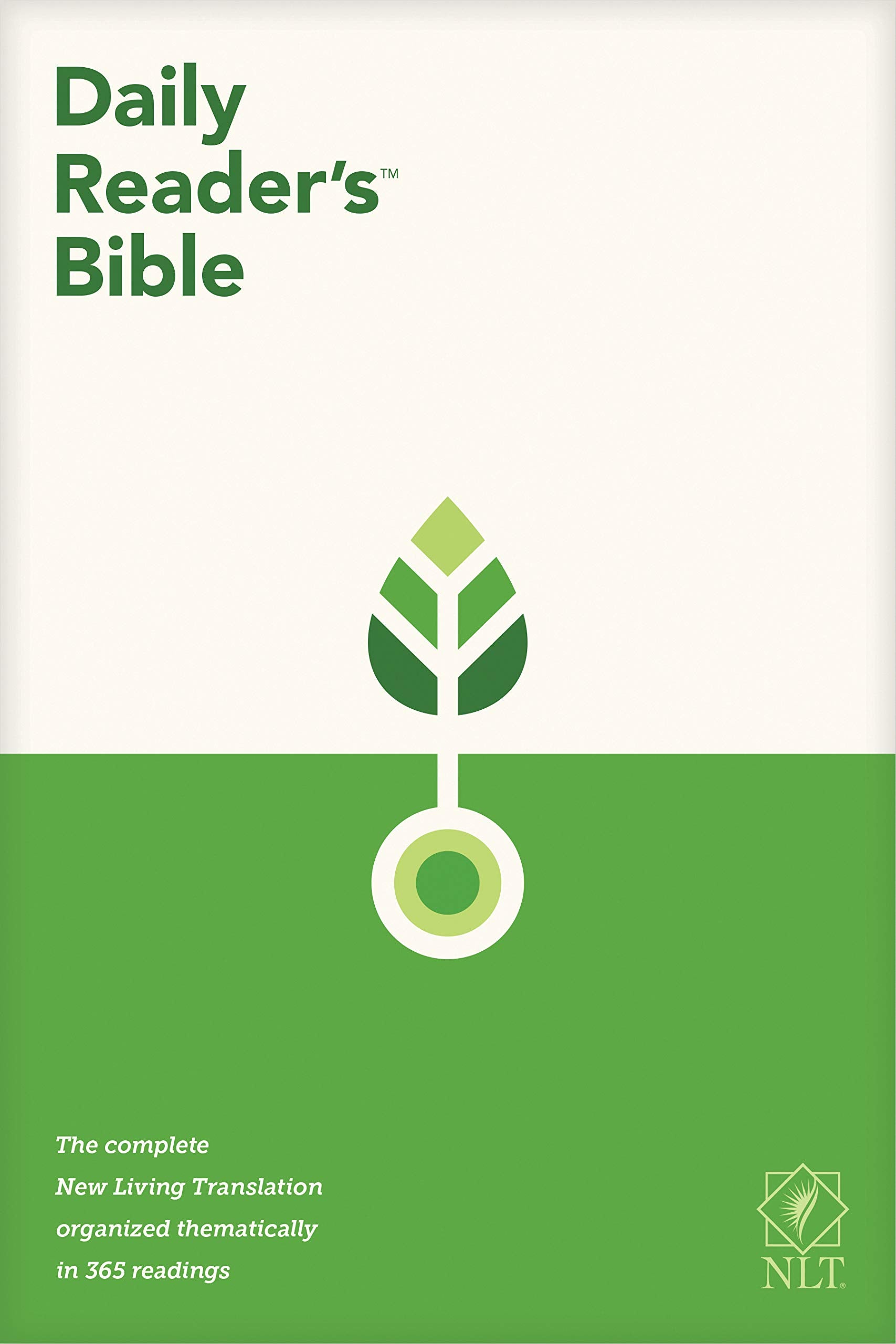 NLT Daily Readers Bible (Softcover, Red Letter)