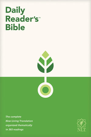 NLT Daily Readers Bible (Softcover, Red Letter)