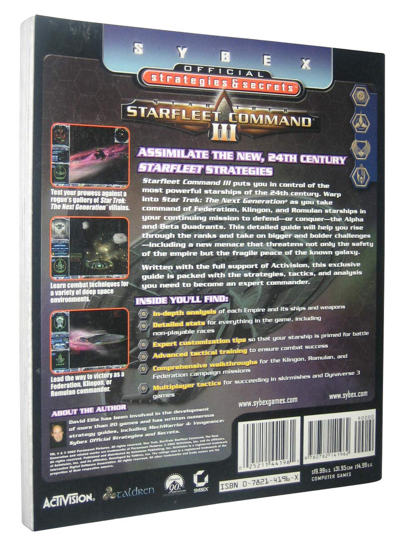 Star Trek Starfleet Command III: Sybex Official Strategies & Secrets,New