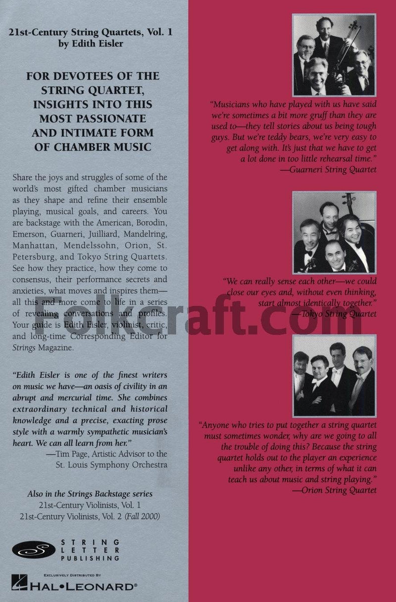 21st Century String Quartets  Volume 1 (Strings Backstage),Used