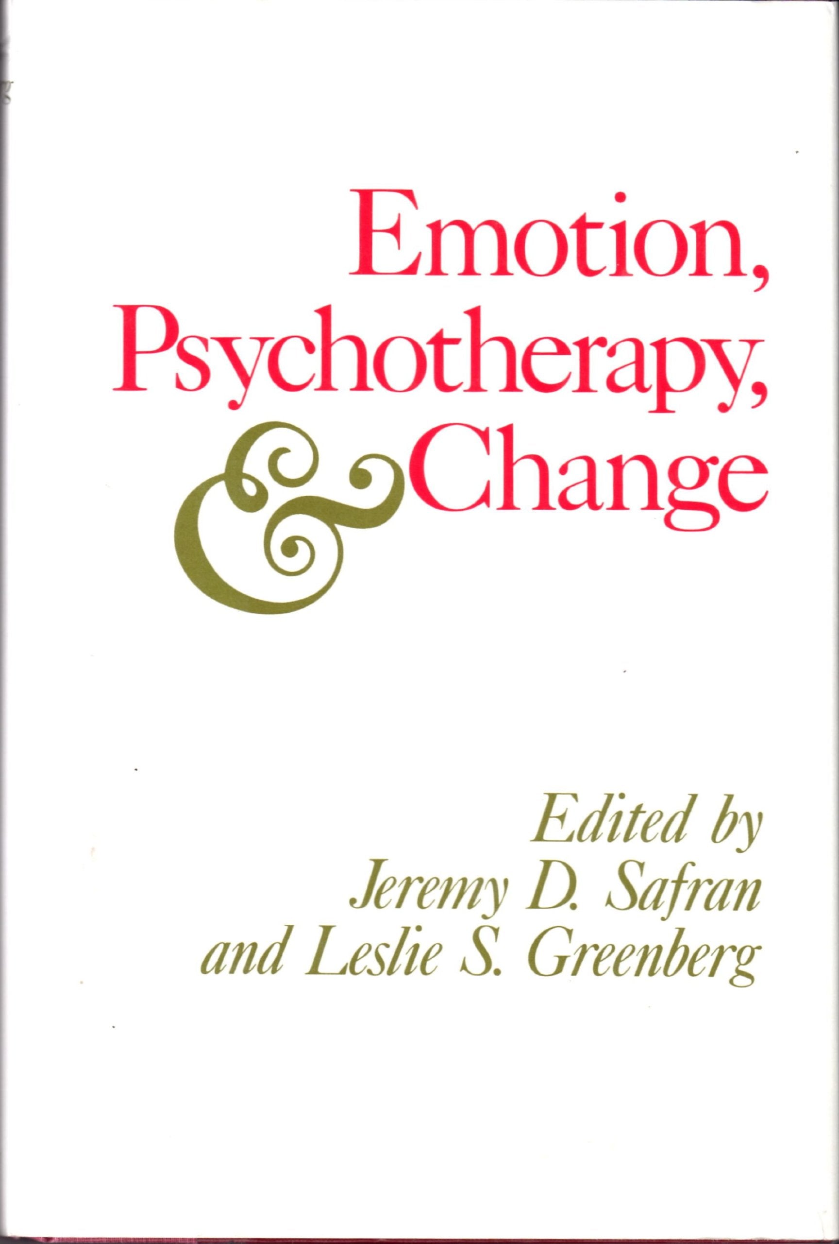 Emotion, Psychotherapy, And Change-used