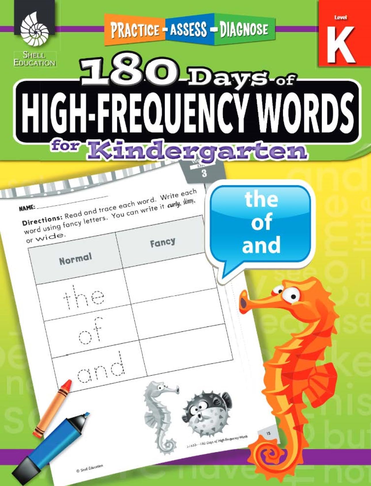 180 Days of HighFrequency Words for Kindergarten  Learn to Read Kindergarten Workbook  Improves Sight Words Recognition and R,Used