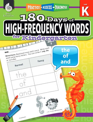 180 Days of HighFrequency Words for Kindergarten  Learn to Read Kindergarten Workbook  Improves Sight Words Recognition and R,Used