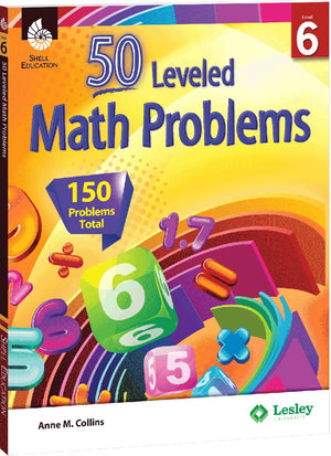 50 Leveled Math Problems Level 6,Used