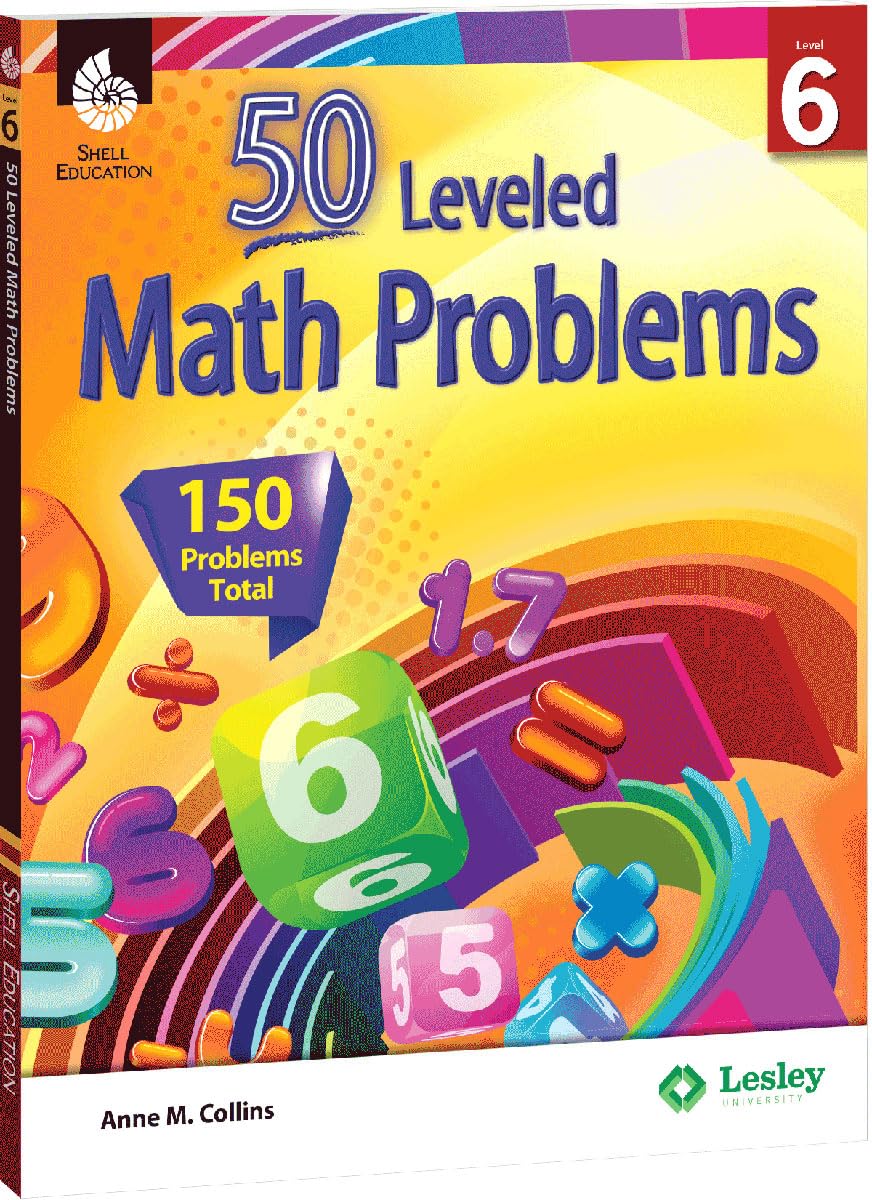 50 Leveled Math Problems Level 6,Used