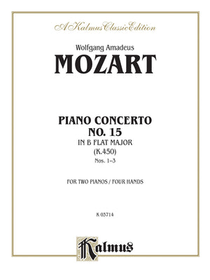 Piano Concerto No. 15 in Bflat, K. 450 (Kalmus Edition),Used