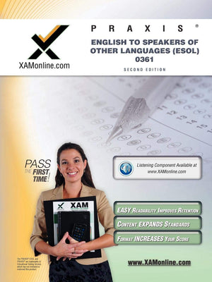 Praxis English to Speakers of Other Languages (ESOL) 0361 Teacher Certification Test Prep Study Guide (Praxis, 1),Used