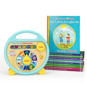 Bible Stories And Songs Interactive Electronic Take Along Storyteller With 11 Books (Little Sunbeams),Used