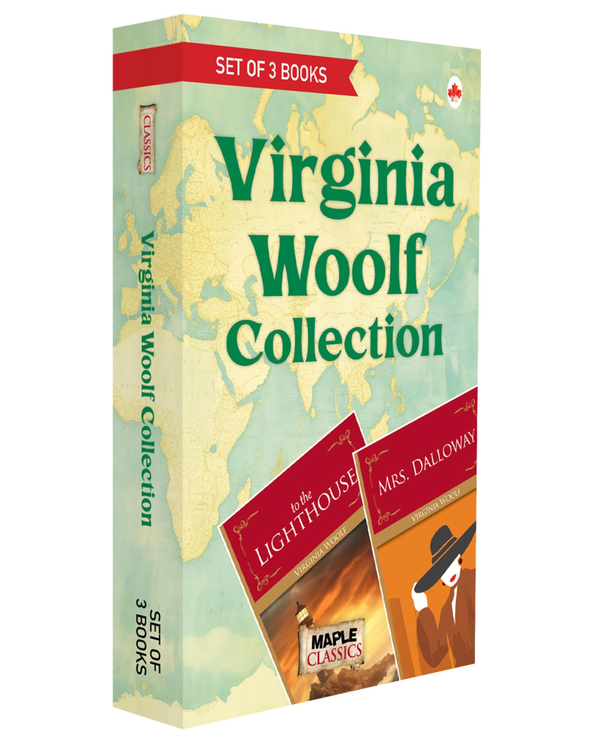 Virginia Woolf (Set Of 3 Books) - To The Light House, Mrs. Dalloway, A Room Of OneS Own