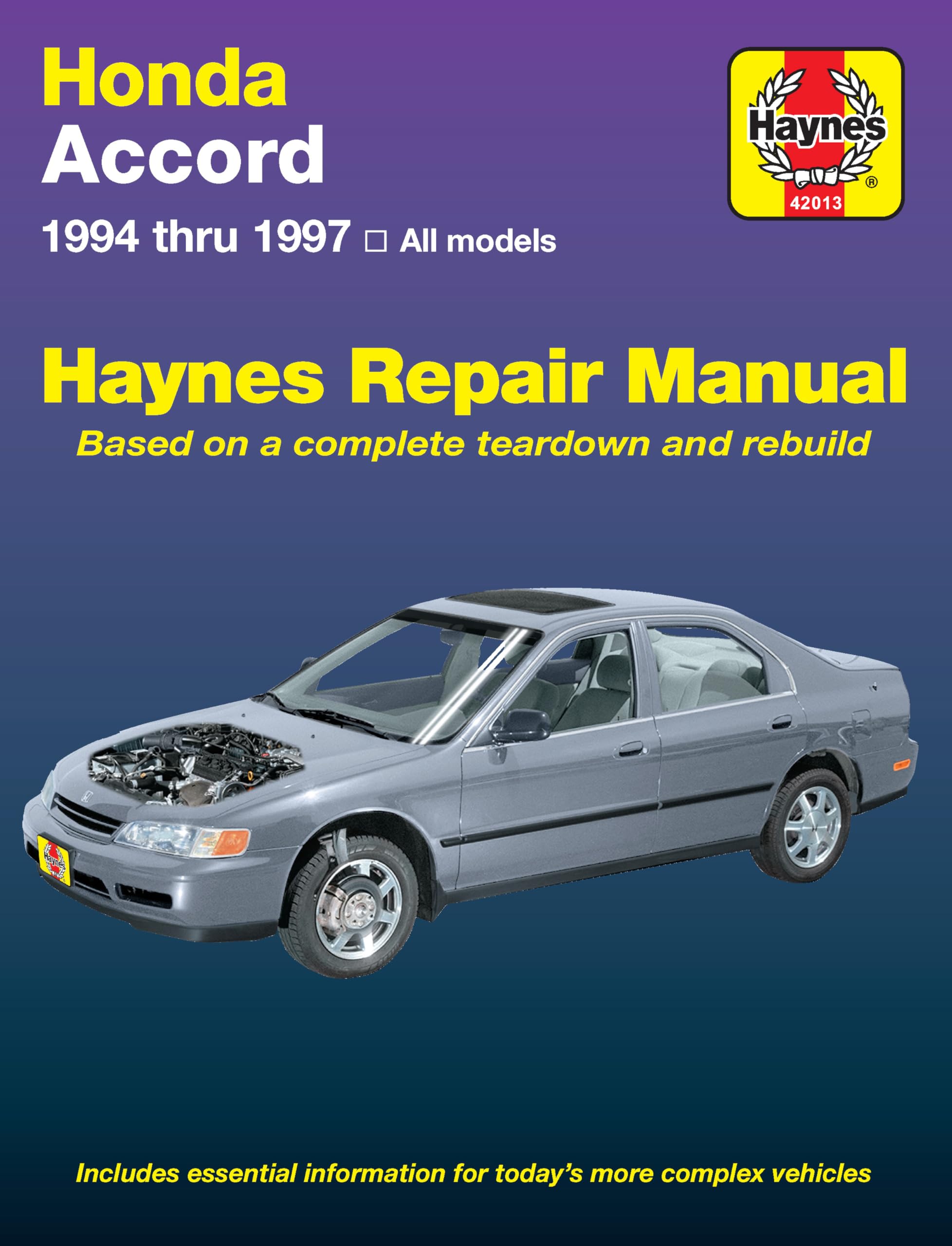 Honda Accord '94'97 (Haynes Repair Manuals),Used