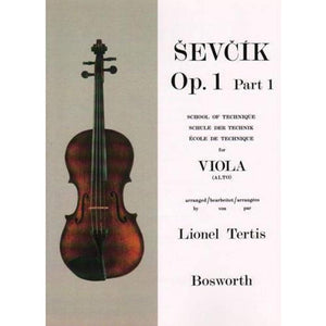 Sevcik For Viola  Opus 1, Part 1,New