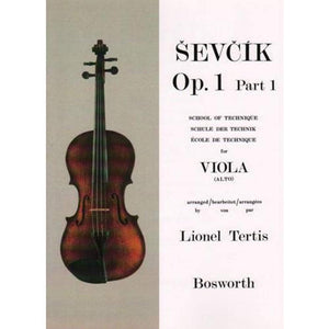 Sevcik For Viola  Opus 1, Part 1-used