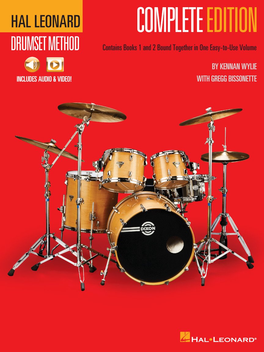Drumset Method  Complete Edition of Drum Lessons for Beginners  Includes Two Drum Books, Audio & Video  Hal Leonard,New