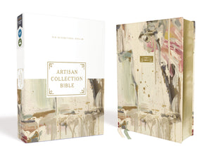 NIV, Artisan Collection Bible, Leathersoft, Multicolor/Cream, Red Letter, Comfort Print,New