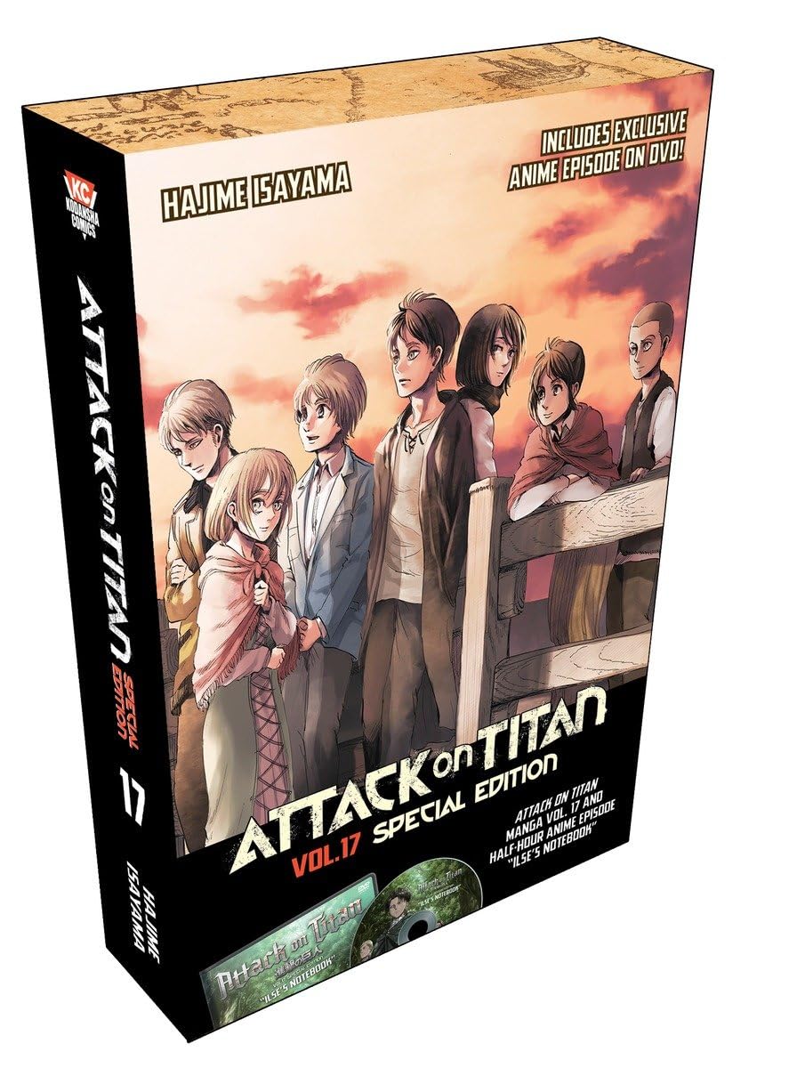 Attack on Titan 17 Manga Special Edition w/DVD (Attack on Titan Special Edition),Used
