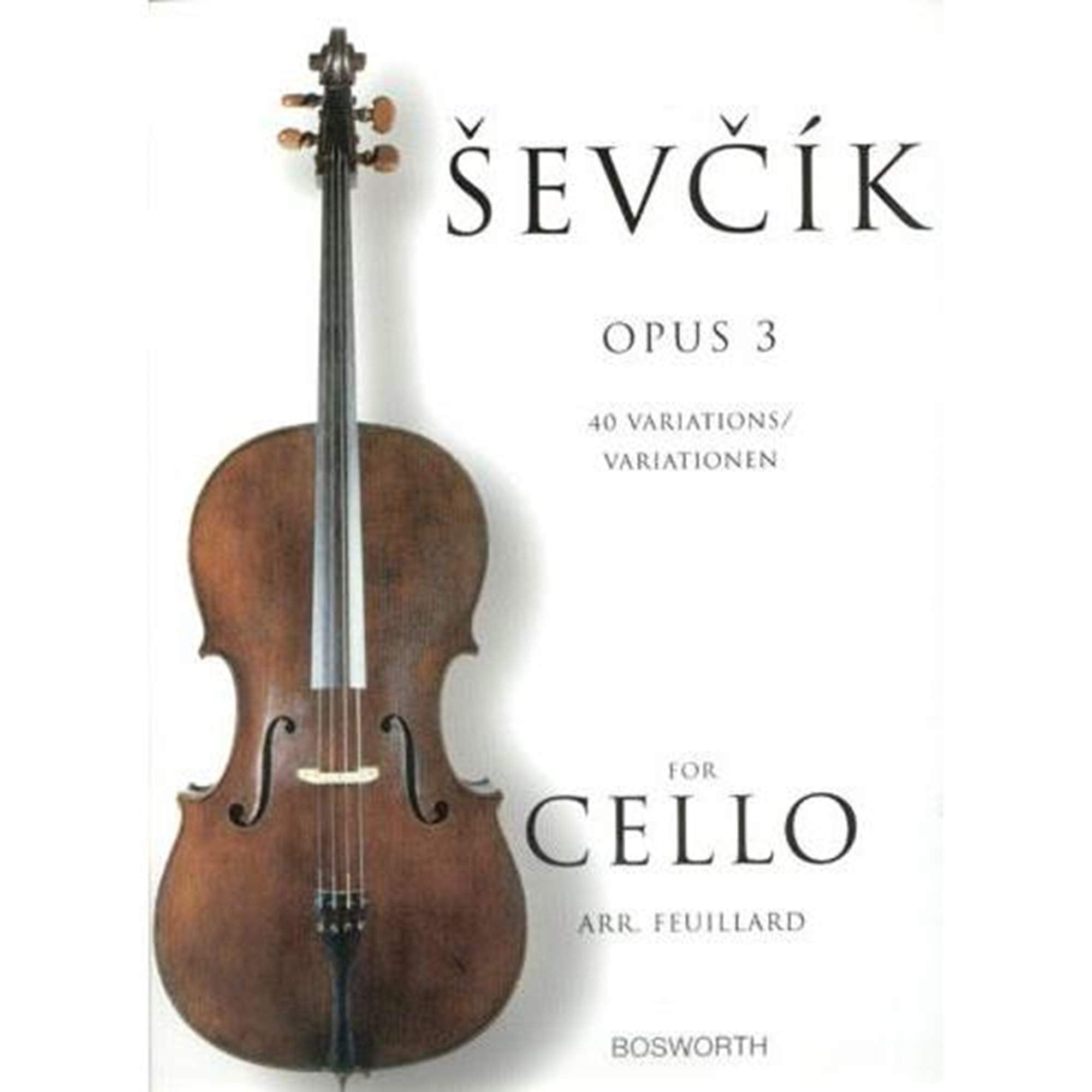 Sevcik for Cello  Opus 3: 40 Variations,Used