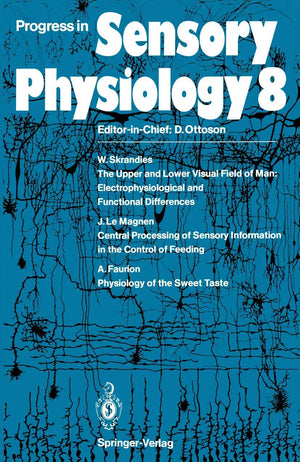 Progress in Sensory Physiology (Progress in Sensory Physiology, 8),Used