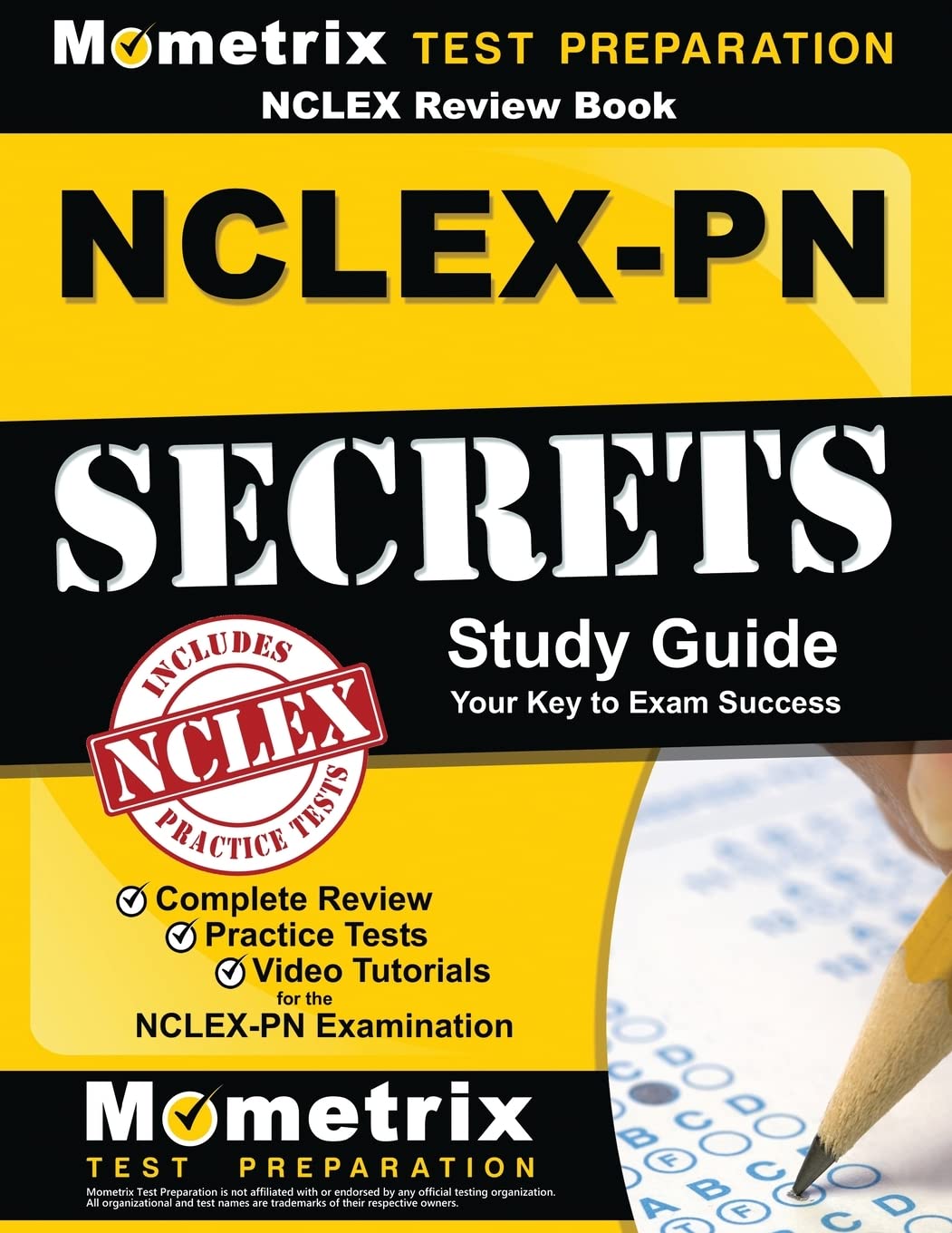 NCLEX Review Book: NCLEXPN Secrets Study Guide: Complete Review, Practice Tests, Video Tutorials for the NCLEXPN Examination,Used