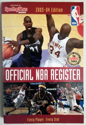 Official NBA Register : Every Player, Every Stat,New