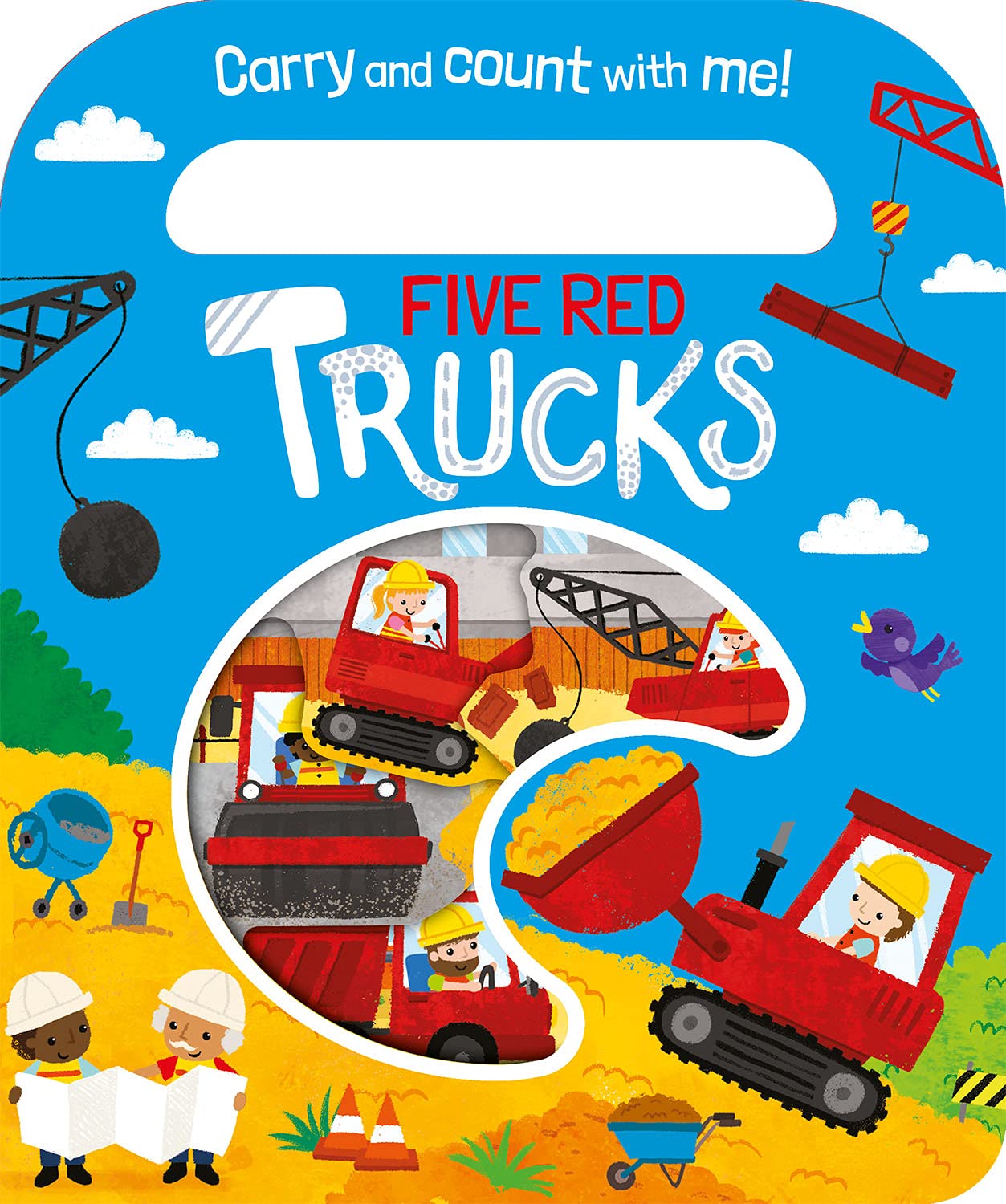 Five Red Trucks (Count and Carry Board Books),Used
