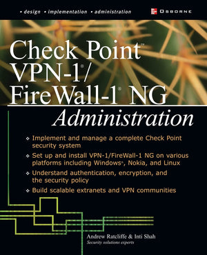 Check Point VPN1/ FireWall1 NG Administration,Used