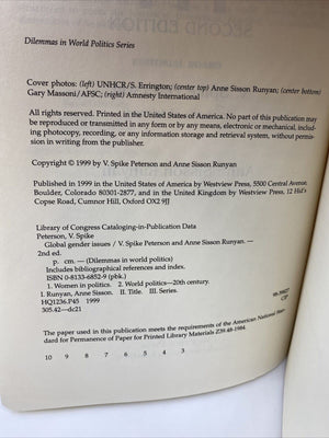 Global Gender Issues (Dilemmas in World Politics),Used