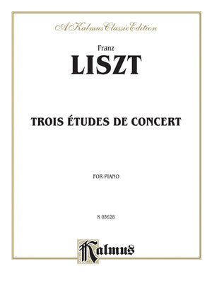 Trois Etudes de Concert (Kalmus Edition),Used