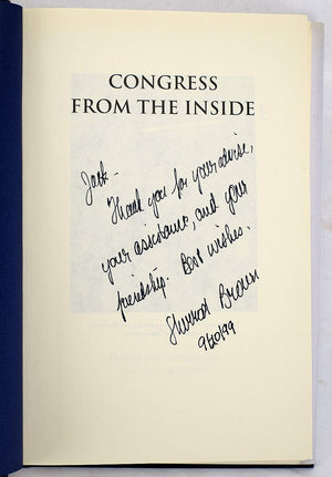Congress from the Inside: Observations from the Majority and the Minority,Used